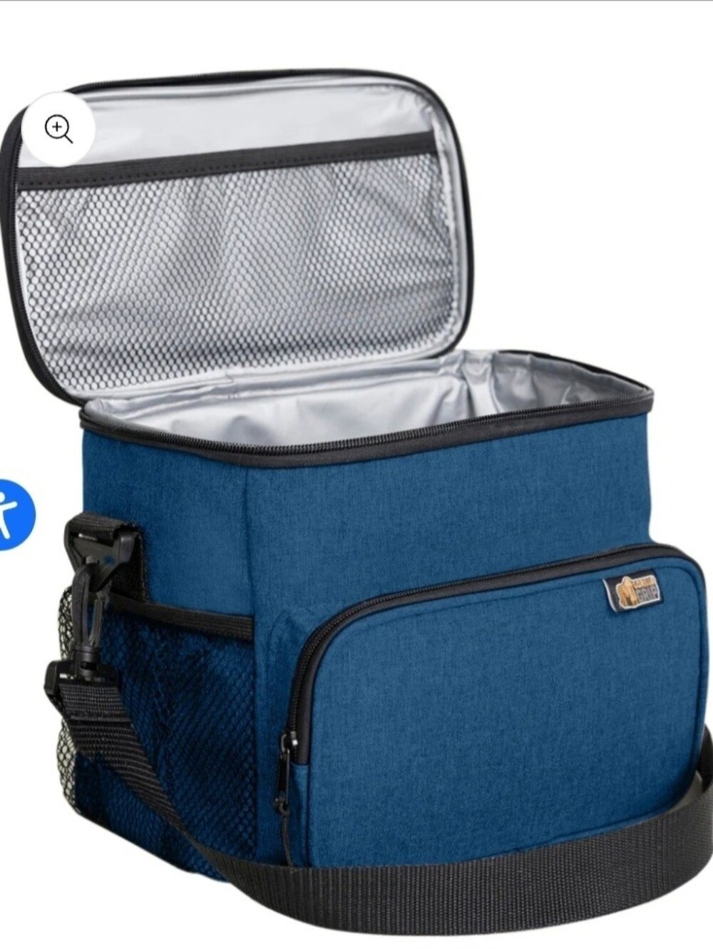 NWT Gorilla Grip Insulated Lunch Bag Cooler Blue by